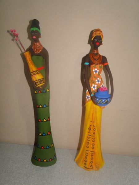 africanas em gesso